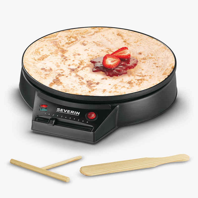 Aparat de clatite/pancakes, Severin, S2198, negru