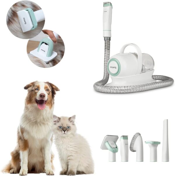 Aparat de tuns si aspirare par animale 3in1, H.Koenig - PAW400