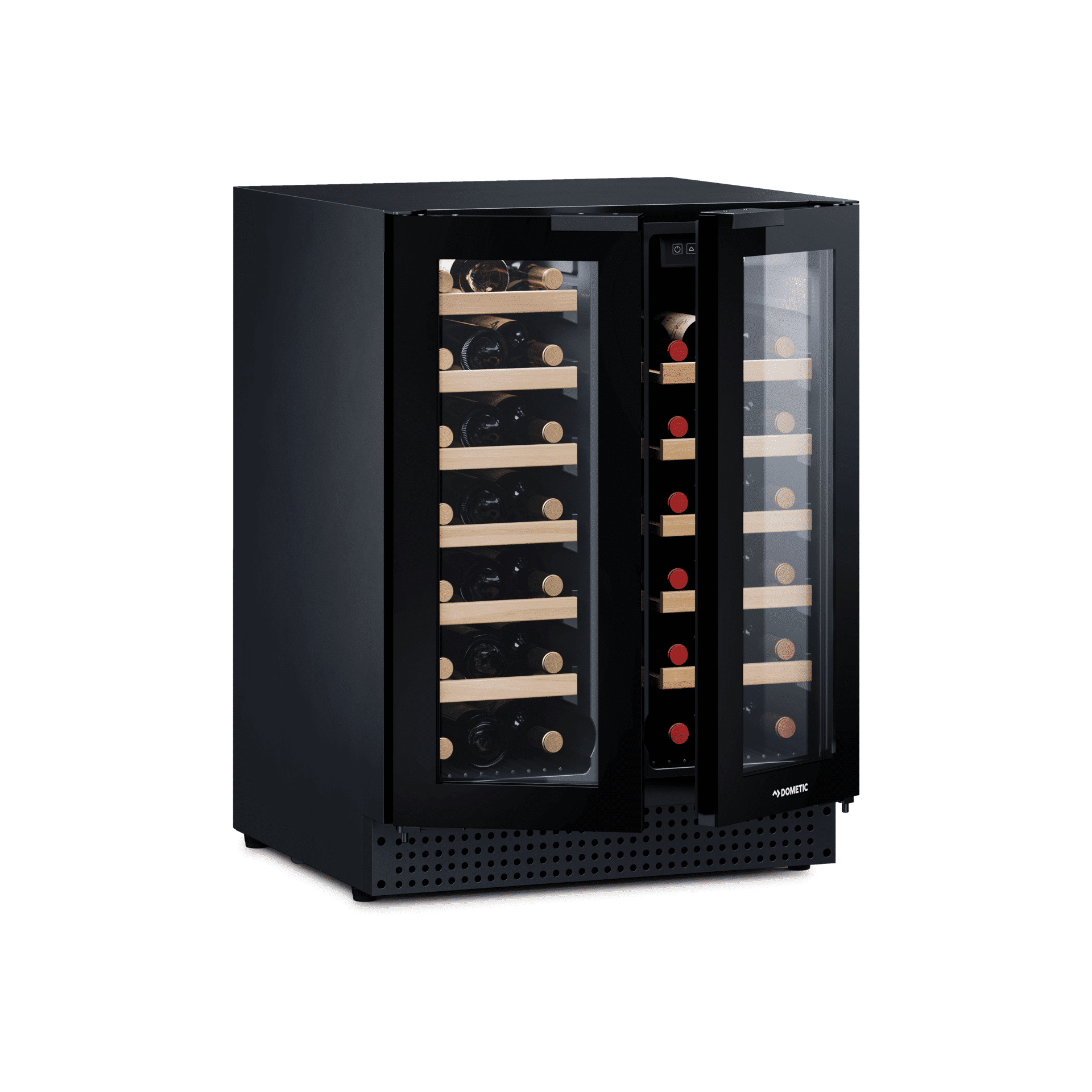 Racitor de vinuri Dual Zone, 42 sticle, Dometic, D42B, negru