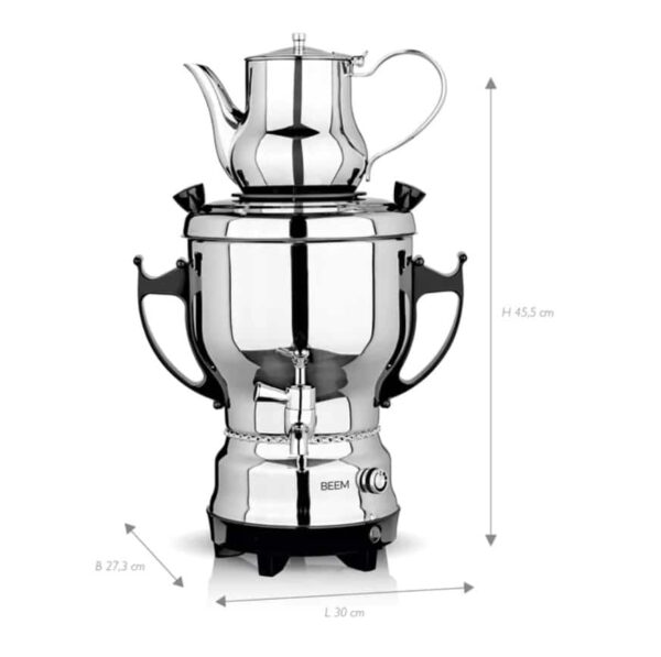 Samovar electric, BEEM, Tea Classic, 3 litri, 2200 W, inox