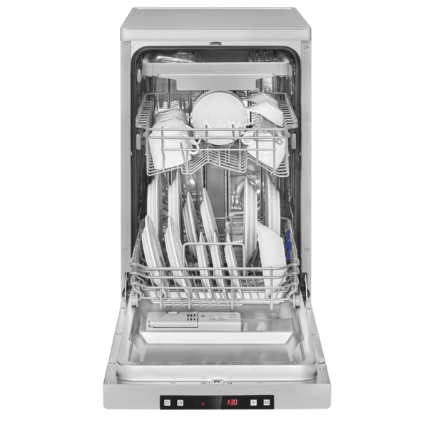 Masina de spalat vase, Bomann, GSP7409IX, 10 seturi, 45 cm, inox