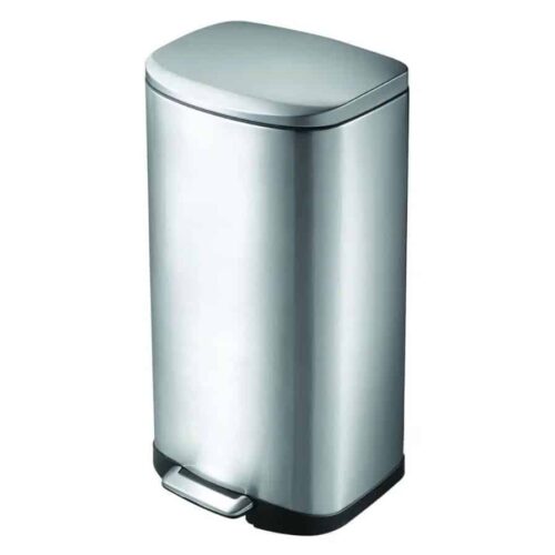 Cos de gunoi cu pedala, EKO, Della, 35 litri, 1 compartiment, inox
