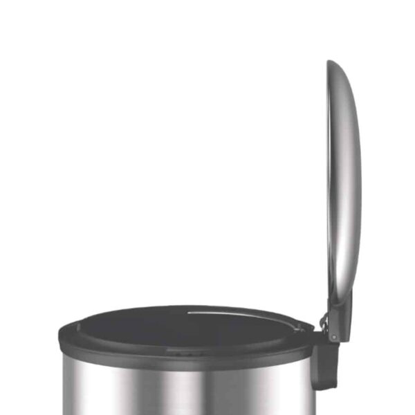 Cos de gunoi cu pedala, EKO, Ellipse, 20 litri, 1 compartiment, inox