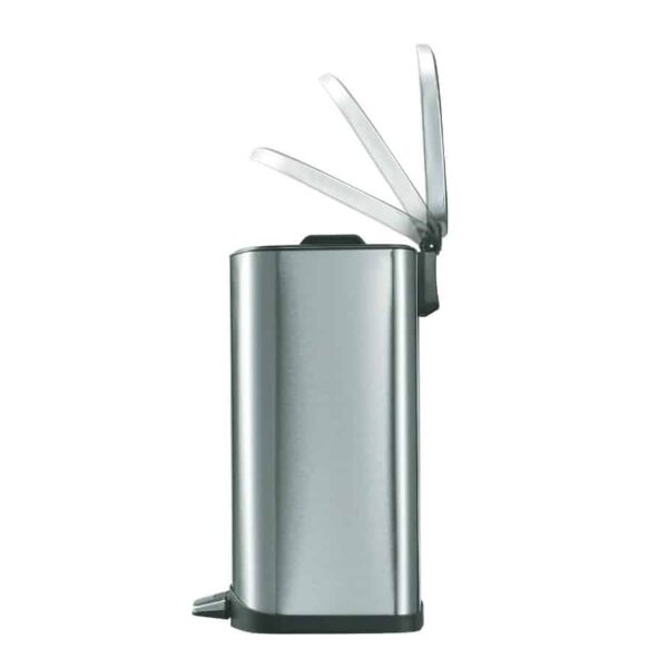 Cos de gunoi cu pedala, EKO, Della, 35 litri, 1 compartiment, inox