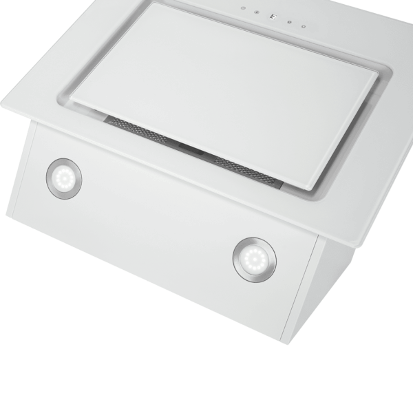 Hota decorativa, Bomann, DU771.1GW, 603 m³/h, 60 cm, alb