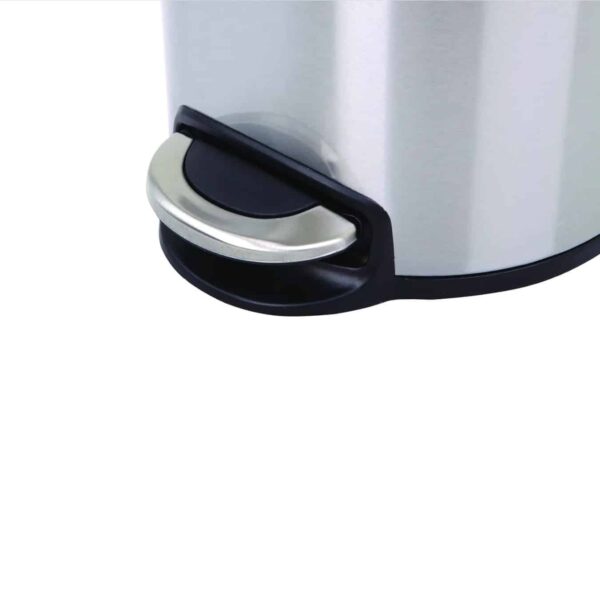 Cos de gunoi cu pedala, EKO, Artistic, 20 litri, 1 compartiment, inox