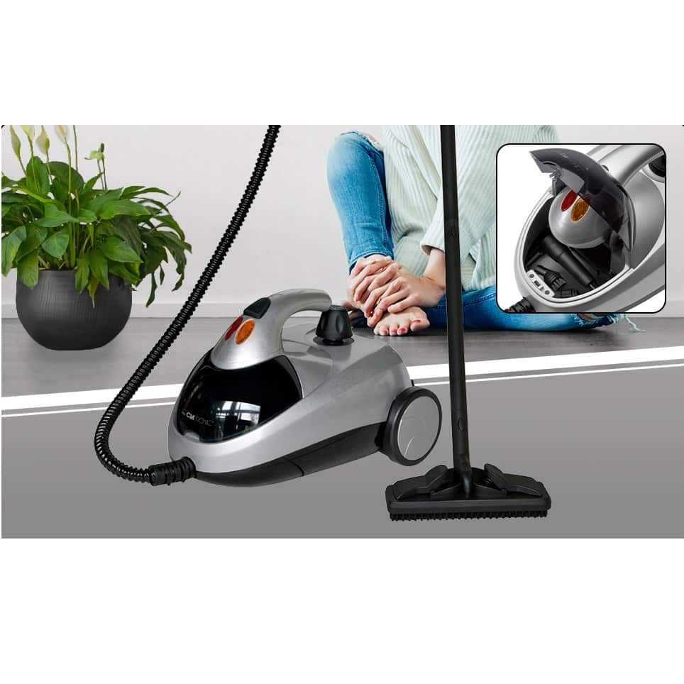 Aparat de curatat cu aburi, Clatronic, DR3280, 1500 W, 1500 ml, gri