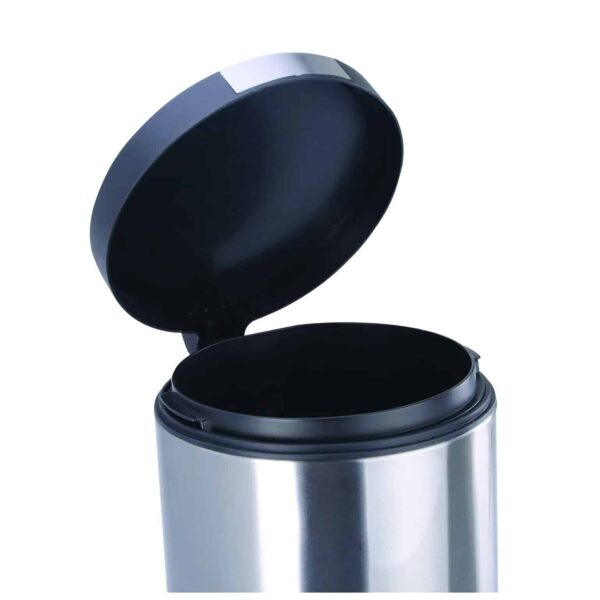 Cos de gunoi cu pedala, EKO, Artistic, 5 litri, 1 compartiment, inox