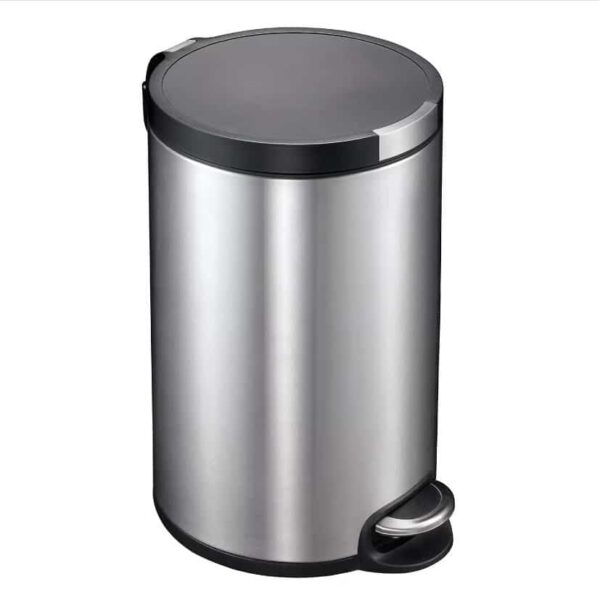 Cos de gunoi cu pedala, EKO, Artistic, 20 litri, 1 compartiment, inox