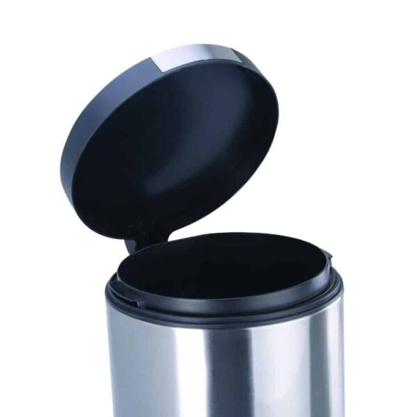 Cos de gunoi cu pedala, EKO, Artistic, 20 litri, 1 compartiment, inox