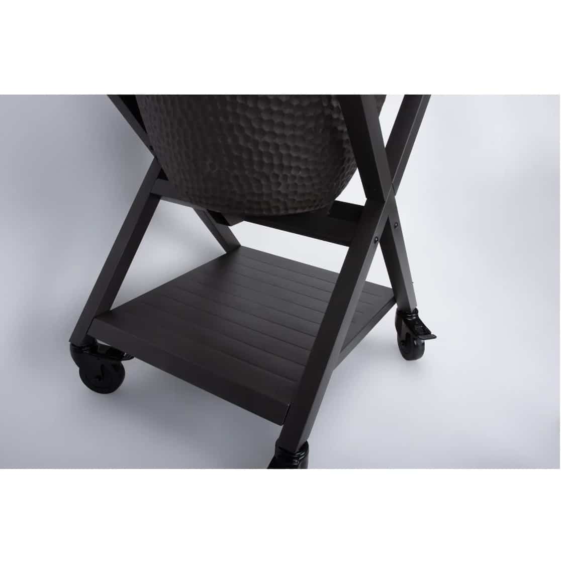 Gratar cu carbuni si termometru integrat Kamado, Boretti, Ceramica Large, Ø 45 cm, antracit