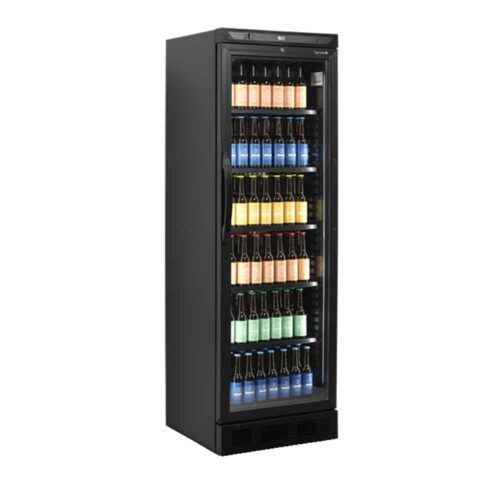 Vitrina frigorifica, TEFCOLD, CEV425B, 347 litri, negru