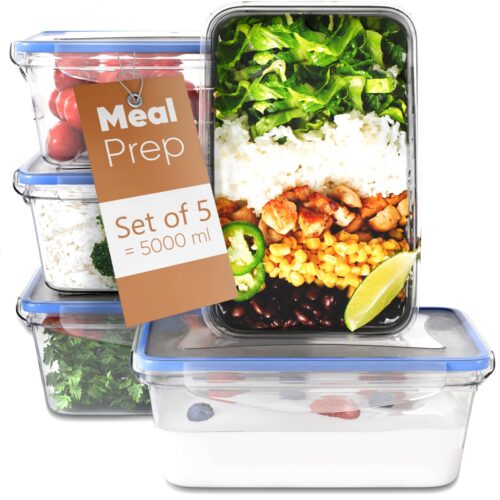 Set 5 caserole pentru alimente, Classbach - C-FHD4007K