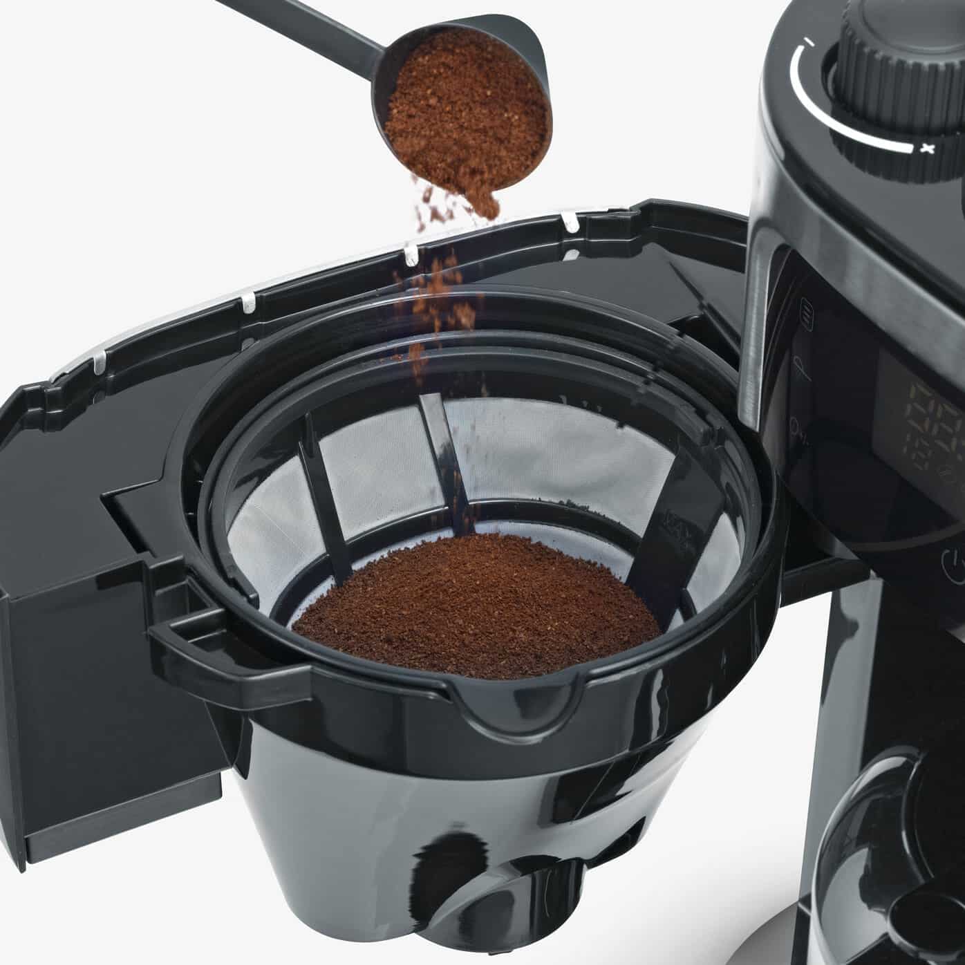 Cafetiera cu rasnita, Severin, S4813, 10 cani, inox