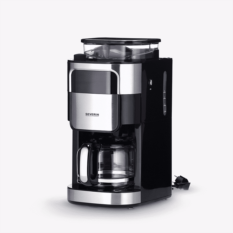Cafetiera cu rasnita, Severin, S4813, 10 cani, inox