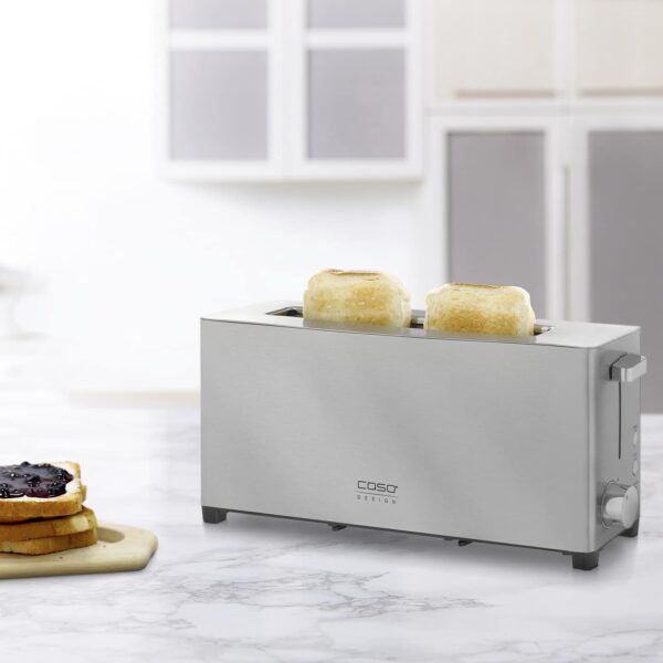 Prajitor de paine, Caso Germany, Classico T2, 2 felii, 1050 W, inox