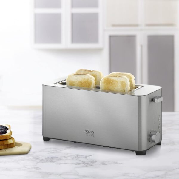 Prajitor de paine, Caso Germany, Classico T4, 4 felii, 1400 W, inox