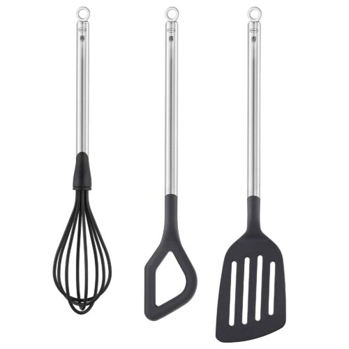 Set 3 ustensile Gourmet, Rosle - 13697, negru/inox