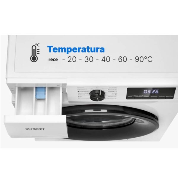 Masina de spalat rufe, Bomann, WA7185, 8 kg, 1400 rpm, alb