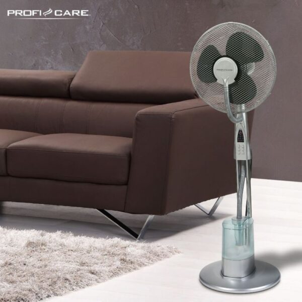 Ventilator camera vertical cu picior, Proficare, PC-VL3111LB, 40 cm, inox