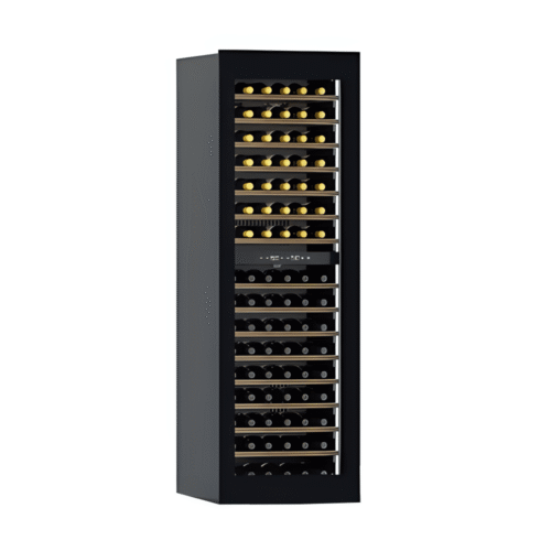 Racitor de vinuri incorporabil Dual Zone, 96 sticle, Caso Germany, WineDeluxe WD 96, negru