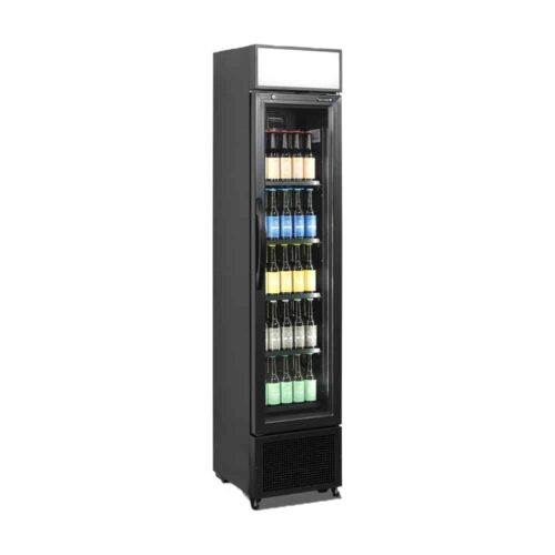 Vitrina frigorifica, TEFCOLD, FSC175HB, 114 litri, negru