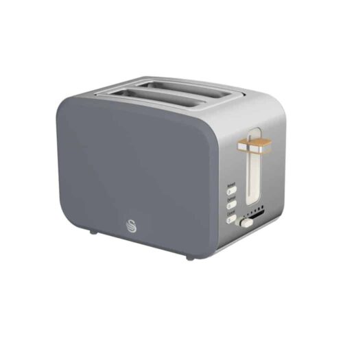 Prajitor de paine, Swan, Nordic, ST14610GRYNE, 2 felii, 900 W, gri