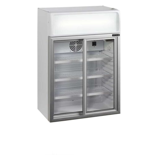 Vitrina frigorifica, TEFCOLD, FSC100, 100 litri, inox