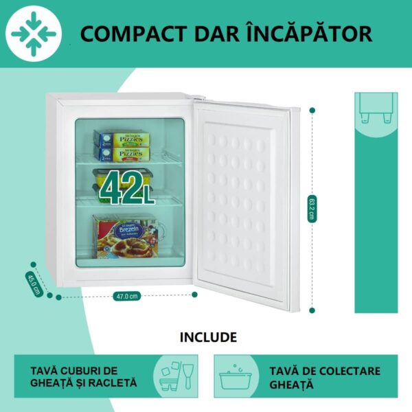 Mini congelator, Bomann, GB7236W, 42 litri, alb