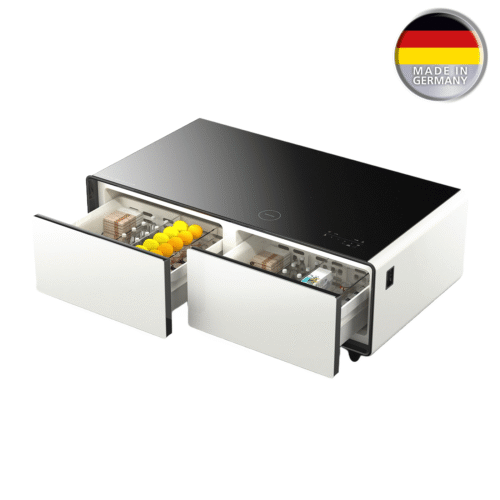 Masa frigorifica cu soundbar 3in1, Caso Germany, Sound & Cool, alb