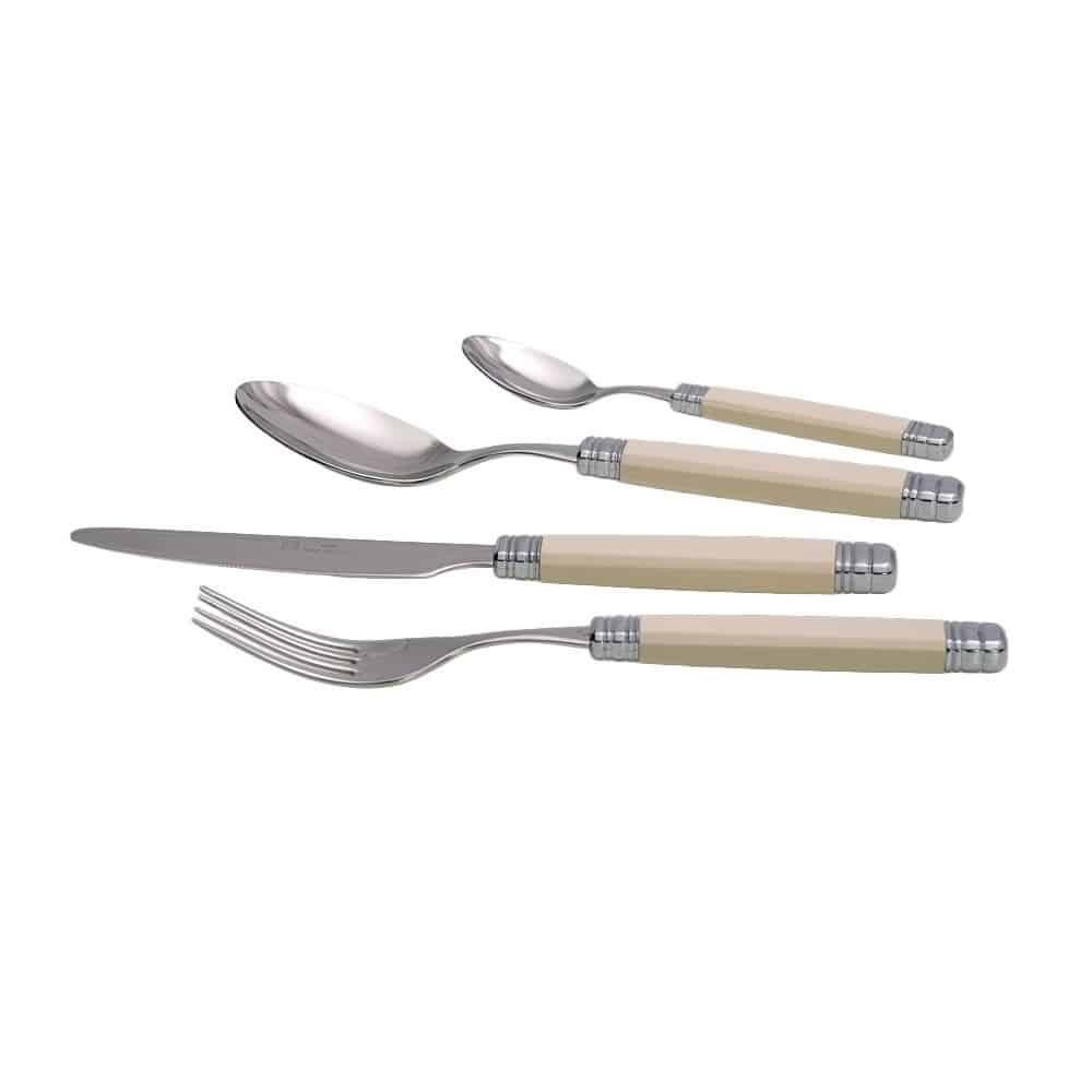 Set de tacamuri Rossini, Rivadossi Sandro, 6 persoane - 7824A12, ivoire