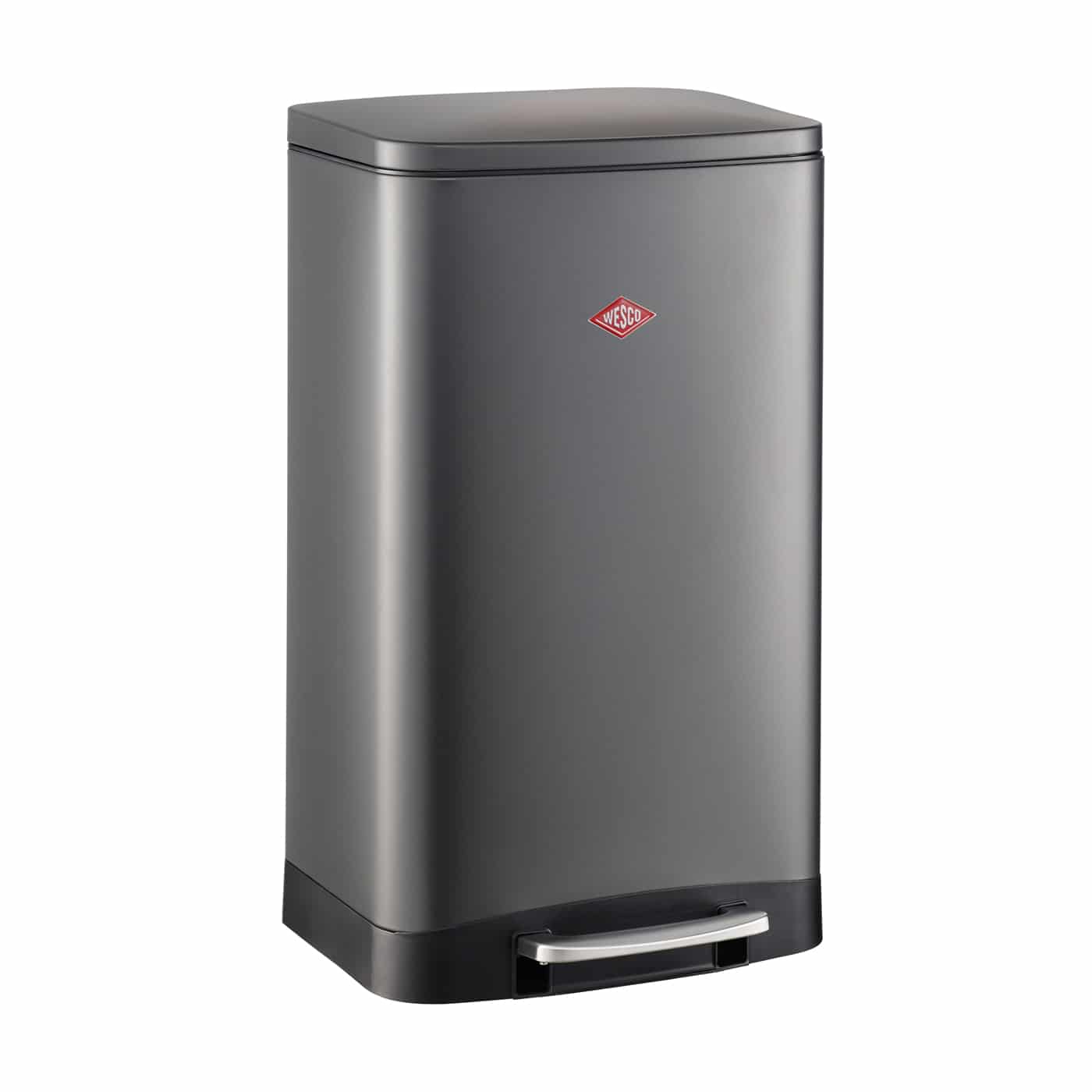 Cos de gunoi cu pedala, WESCO Germany, Towerkick, 40 litri, 1 compartiment, antracit