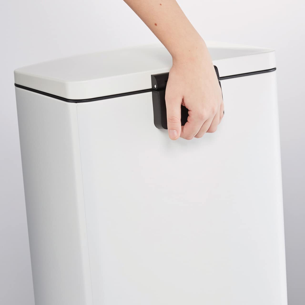 Cos de gunoi cu pedala, WESCO Germany, Towerkick, 40 litri, 1 compartiment, antracit