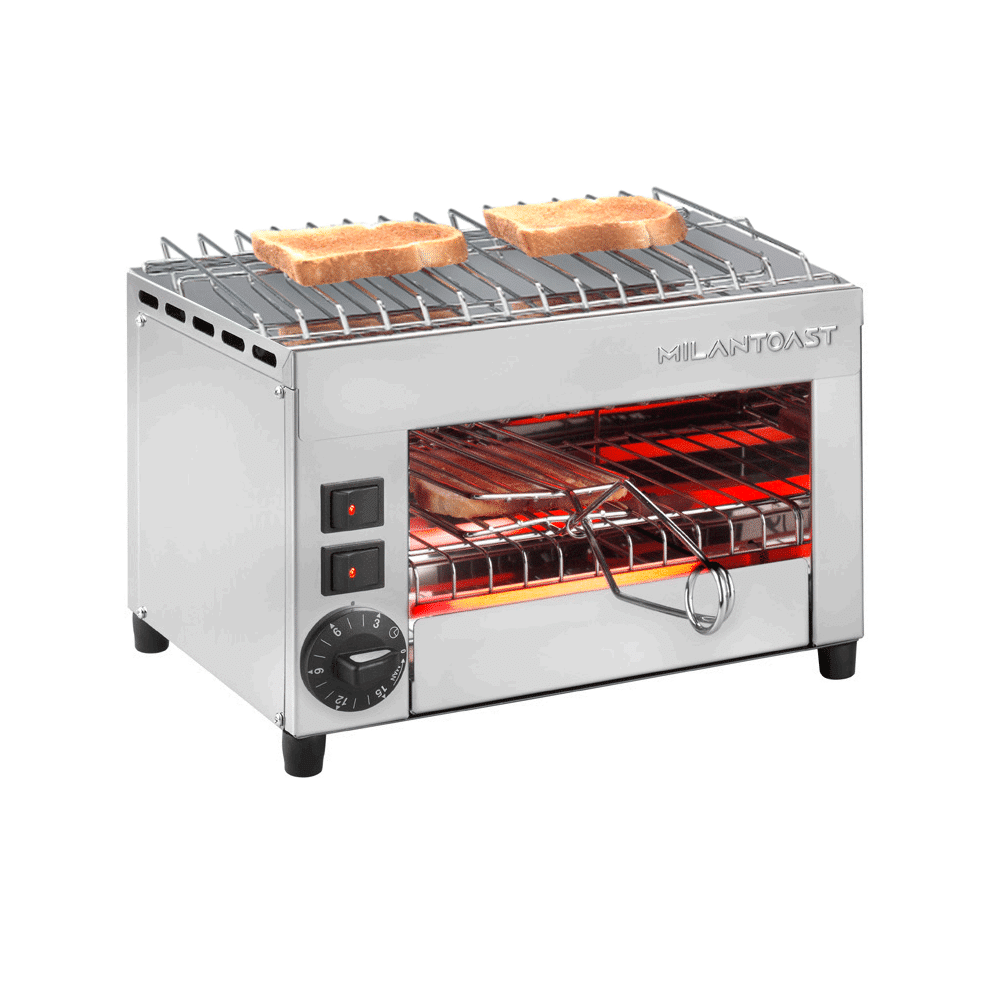 Toaster si grill electric, MILANTOAST, Salamander, 1000 W, inox