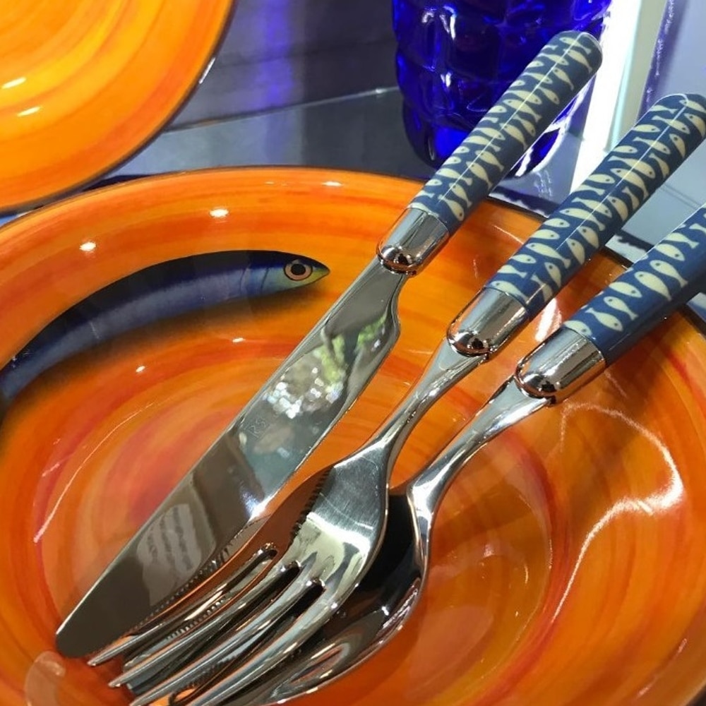 Set de tacamuri Alice, Rivadossi Sandro, 6 persoane – 8524A0205, albastru