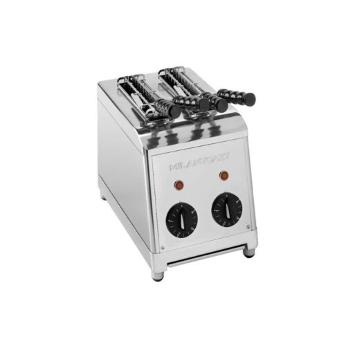 Prajitor de paine profesional, MILANTOAST, Classic, 2 felii, 1370 W, inox
