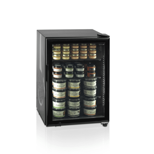 Racitor pentru caviar, TEFCOLD, UR90G, 81 litri, negru