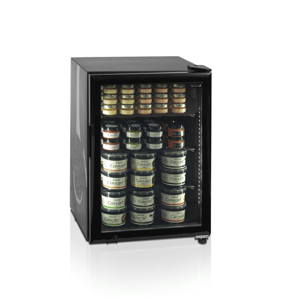 Racitor pentru caviar, TEFCOLD, UR90G, 81 litri, negru