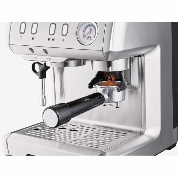 Espressor semiautomat cu rasnita, Solis, Grind&Infuse Compact, 220 g, inox