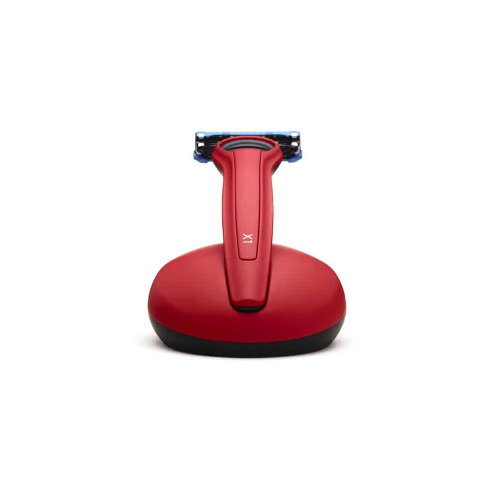 Set aparat de ras cu suport X1, Bolin Webb - Matte Red
