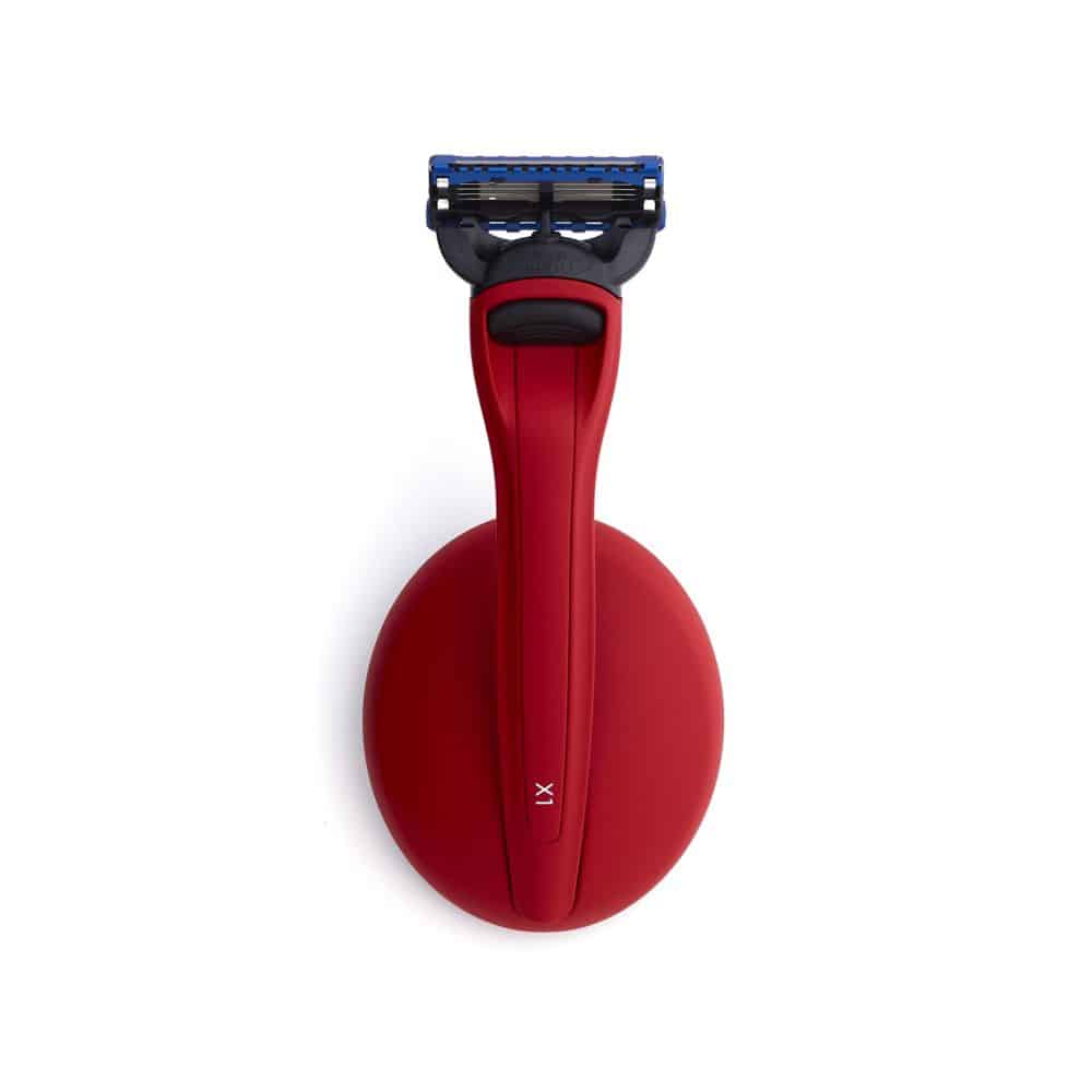 Set aparat de ras cu suport X1, Bolin Webb - Matte Red