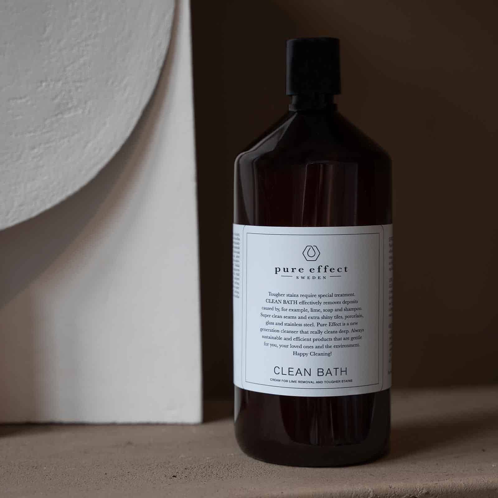 Solutie pentru curatare baie si toaleta Clean Bath, Pure Effect - 1000056, 1000 ml