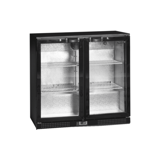 Vitrina frigorifica, TEFCOLD, DB201H, 182 litri, negru