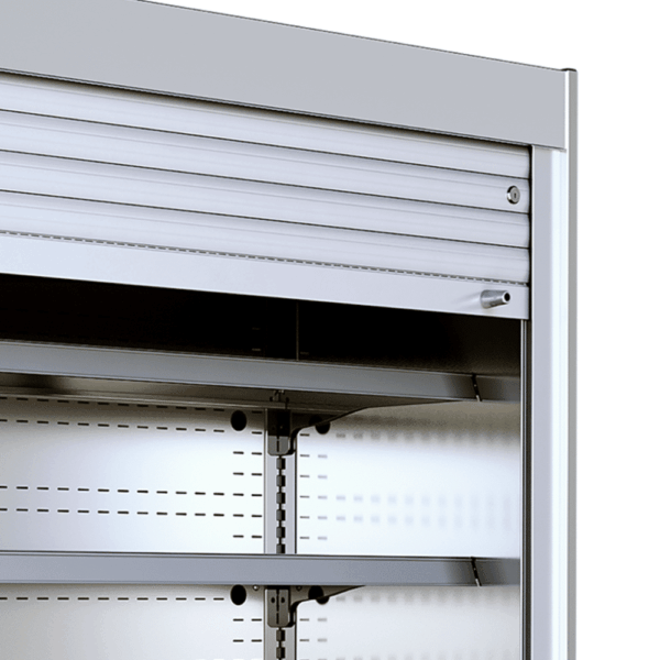 Vitrina frigorifica cu perdea de aer, TEFCOLD, MCX90M, 370 litri, inox