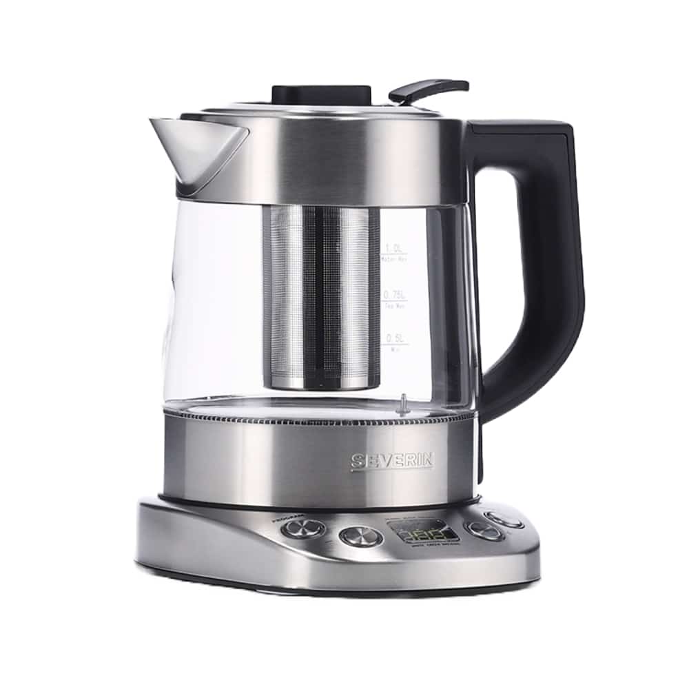 Fierbator electric cu infuzor pentru ceai, Severin – S3473, inox