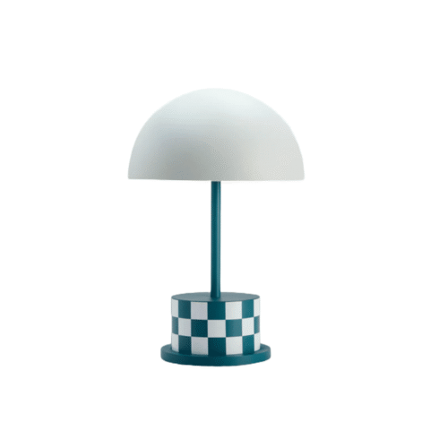 Lampa LED portabila Riviera, Printworks - PW00593, turcoaz/alb