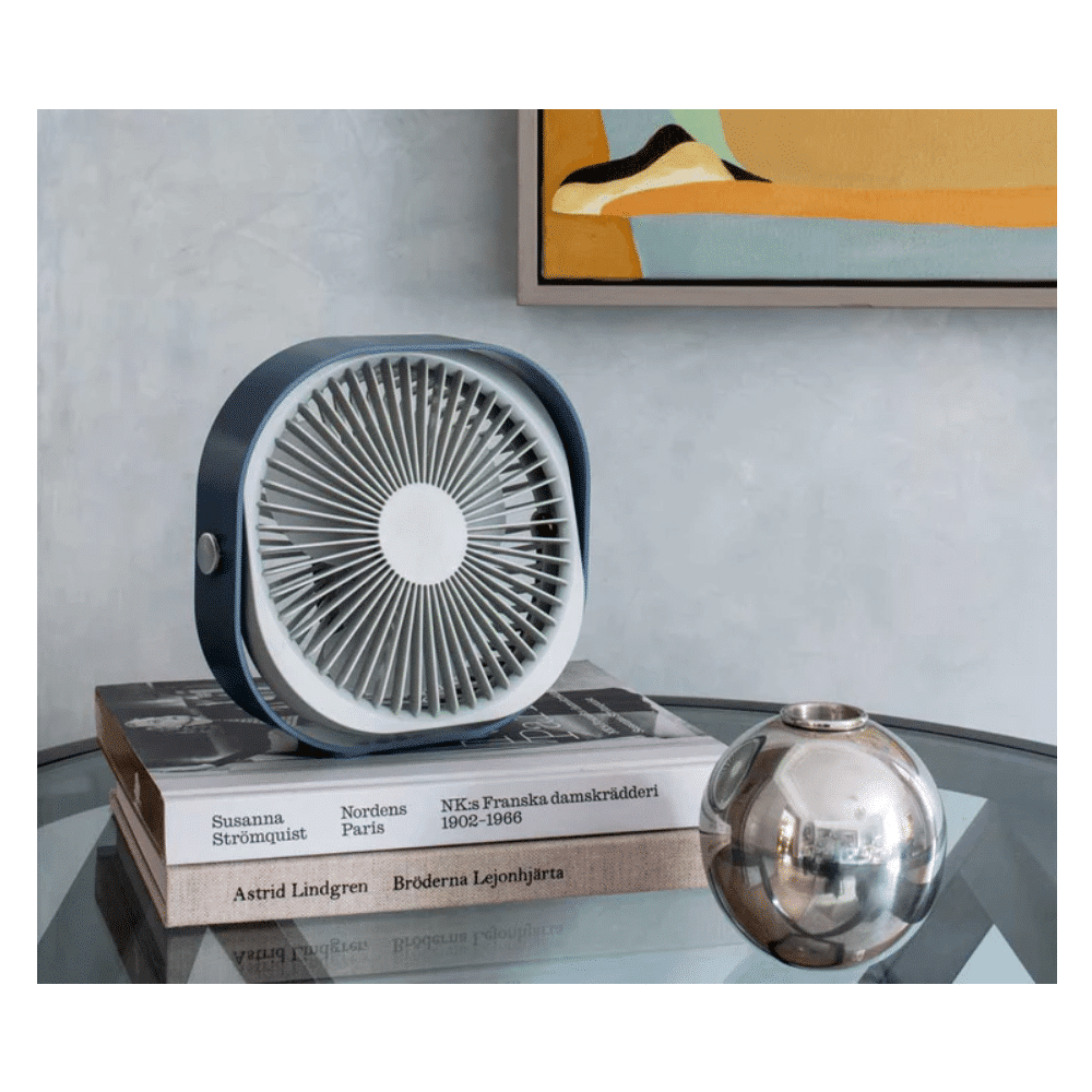 Ventilator camera de podea, Printworks, PW00595, albastru