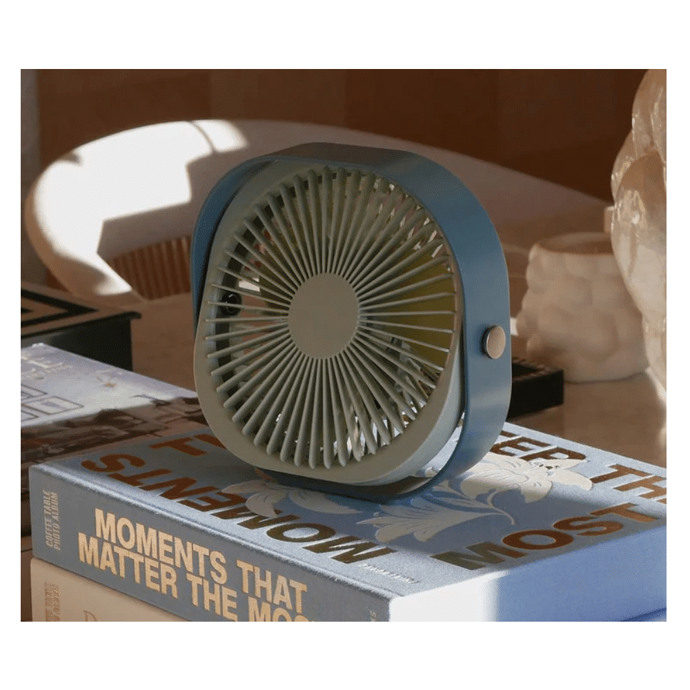 Ventilator camera de podea, Printworks, PW00595, albastru