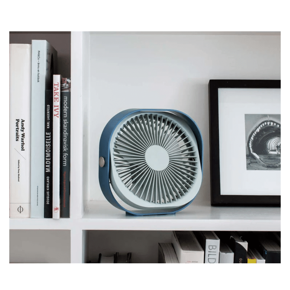 Ventilator camera de podea, Printworks, PW00595, albastru