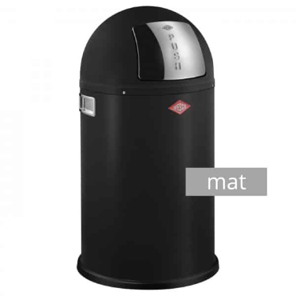 Cos de gunoi Pushboy Junior 22 l, WESCO Germany - 175531-73, negru mat